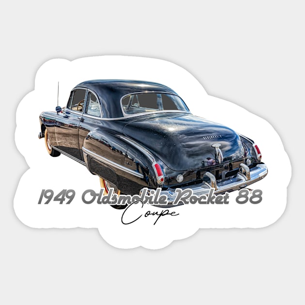 1949 Oldsmobile Rocket 88 Coupe Sticker by Gestalt Imagery